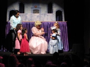 Fairy Godmother performs magic