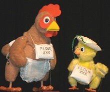 little red hen puppet show